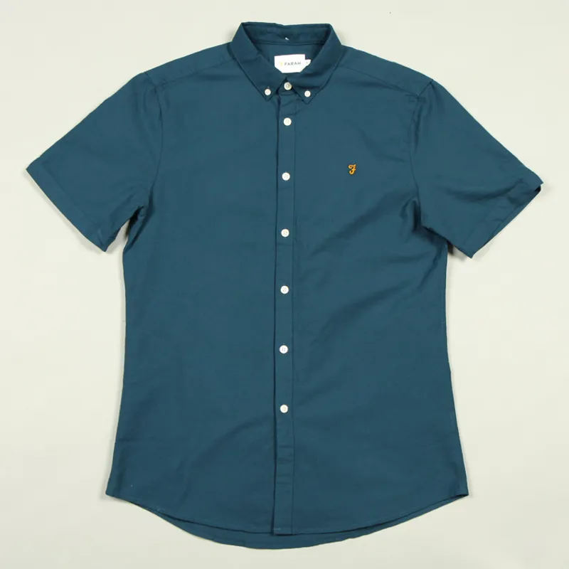 Farah Brewer SS Shirt - Blue Star